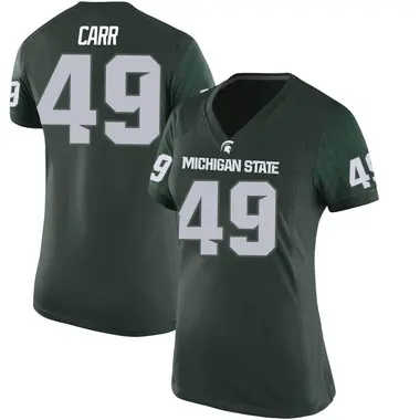Green Liam Carr Women's Michigan State Spartans Football College Jersey - Game